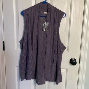 NWT Silence + Noise Purple Shawl